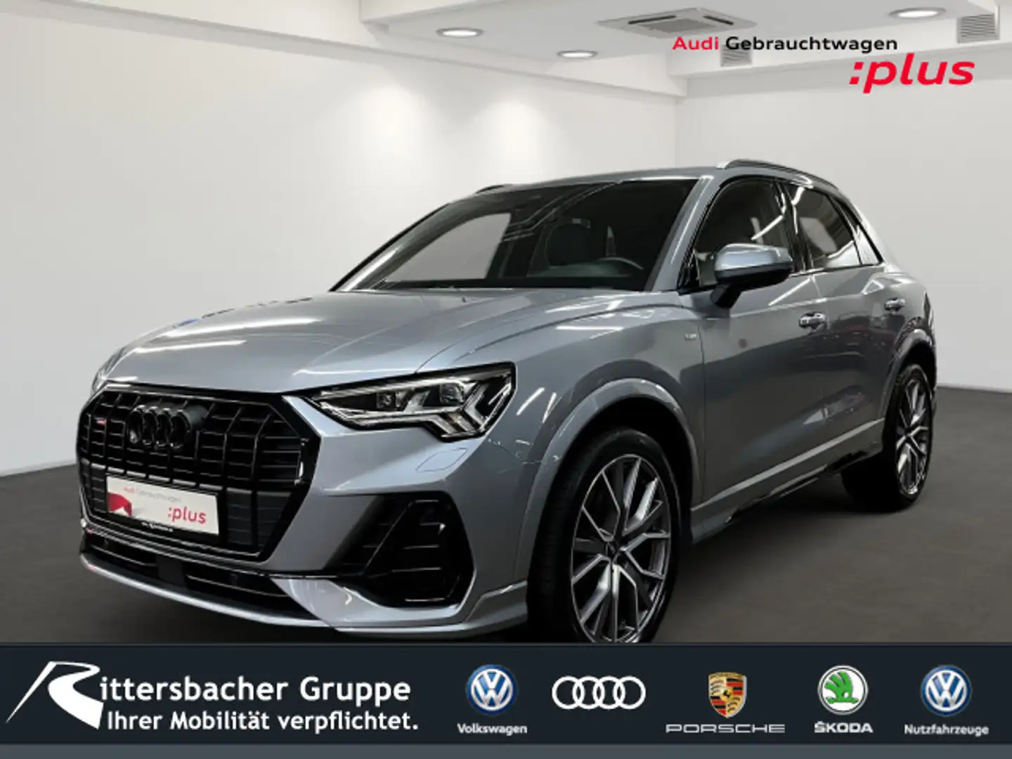 Audi Q3 40 TDI quattro s-line Edition AHK PANO B&O Argent - 1