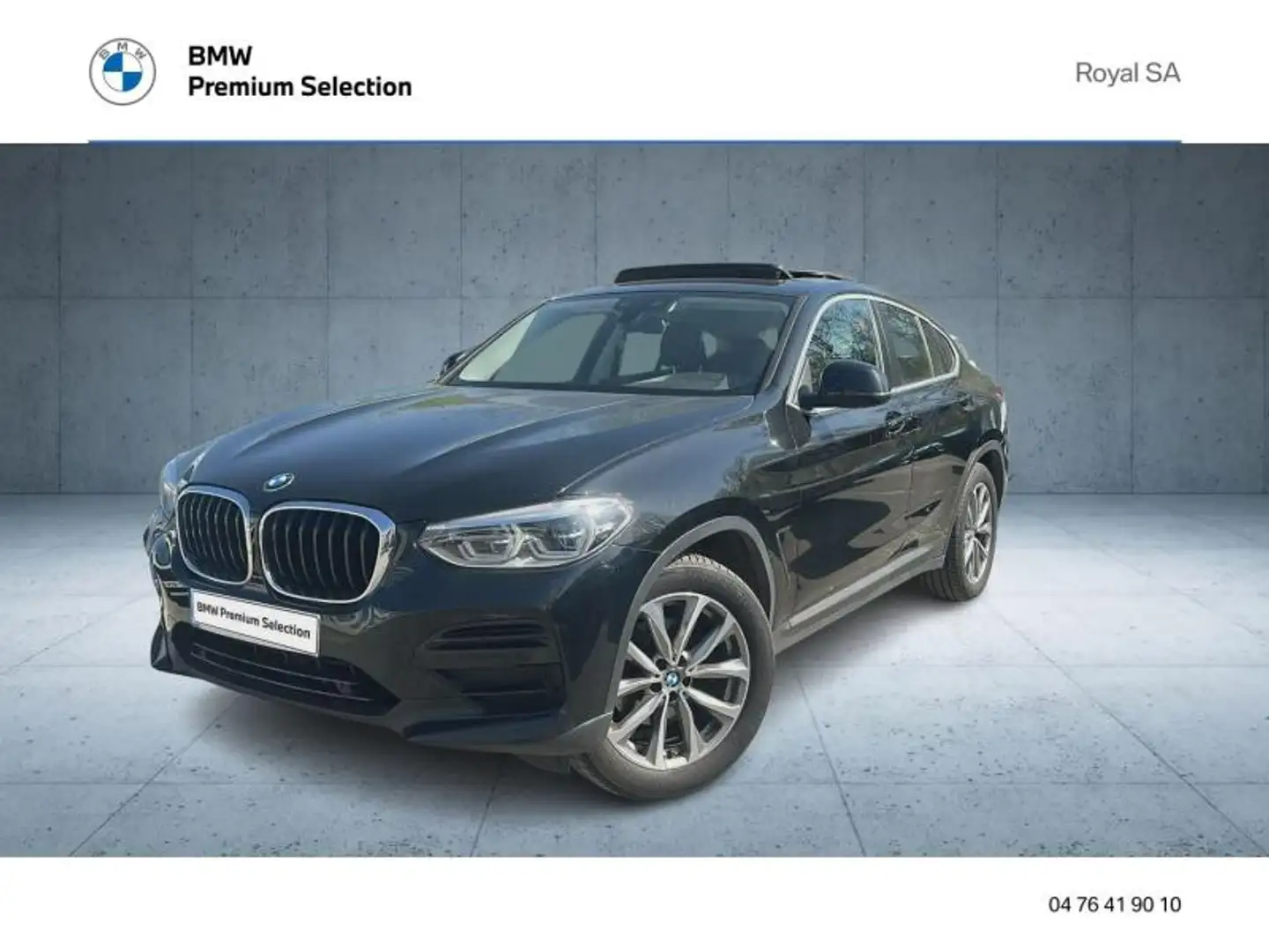 BMW X4 xDrive20d 190ch Lounge 10cv Noir - 1
