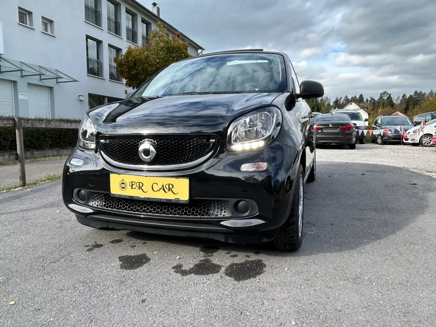 smart forFour Passio Klima*Sitzheizung*Faltdach*PDC* Schwarz - 2