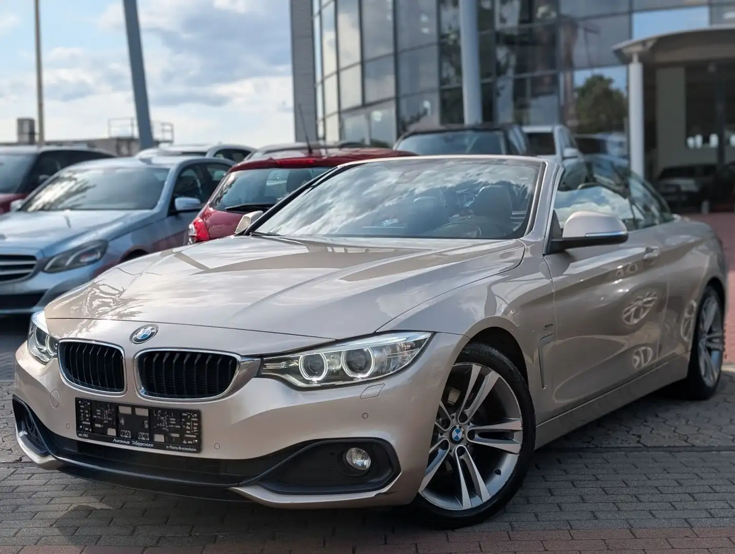 BMW 420 d Cabrio Automatik Sport Line Navi Prof. Argent - 1