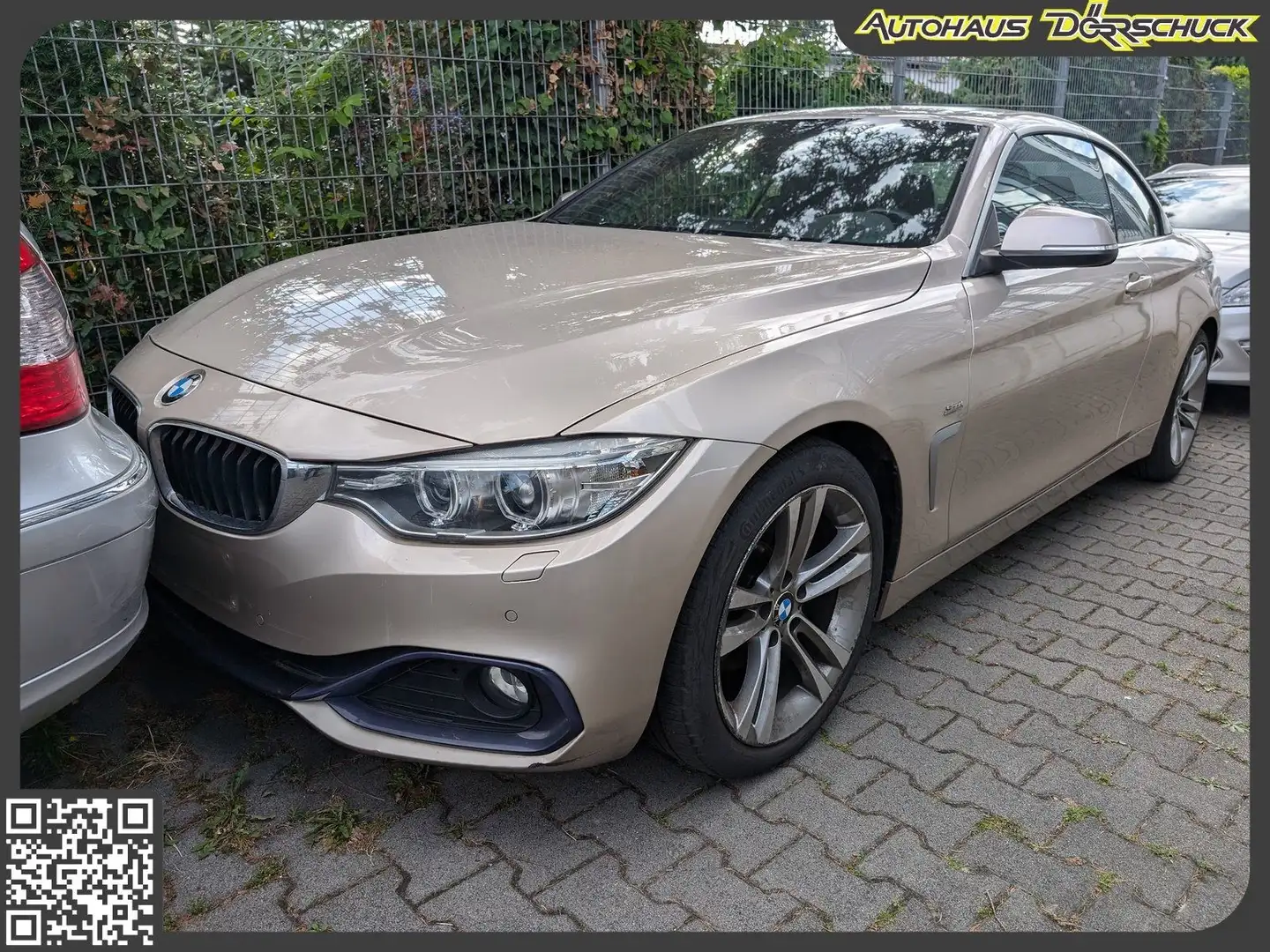 BMW 420 d Cabrio Automatik Sport Line Navi Prof. Silver - 1