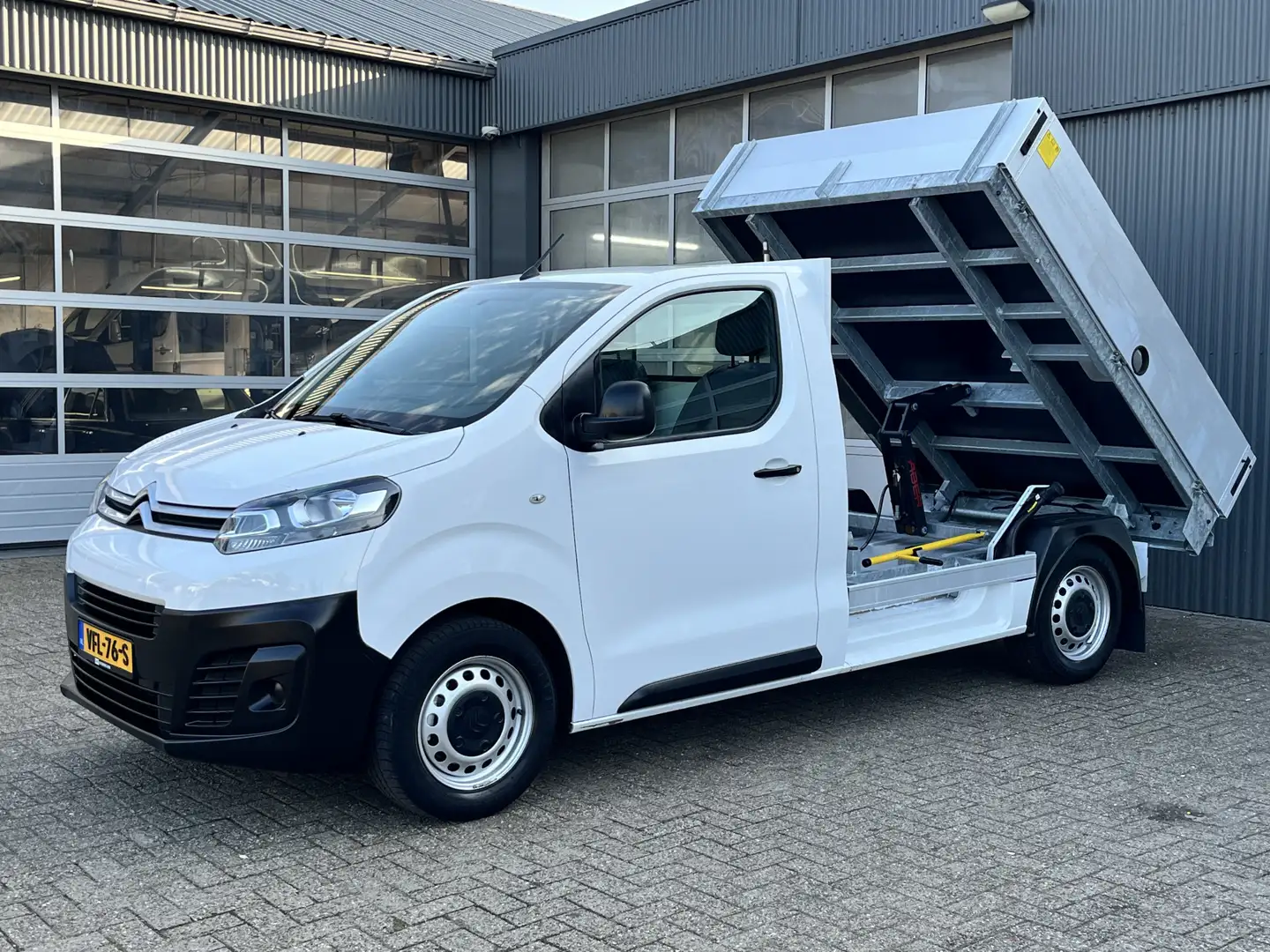 Citroen Jumpy 2.0 BlueHDI 120 kipper Cruise controle Trekhaak 19 Blanc - 2