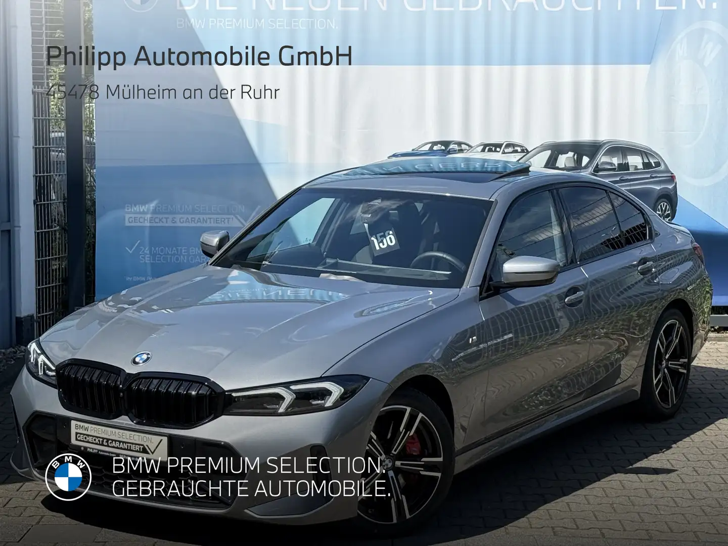 BMW 330 d xDrive  M Sport Pro h&k Glasdach FACELIFT Grau - 2