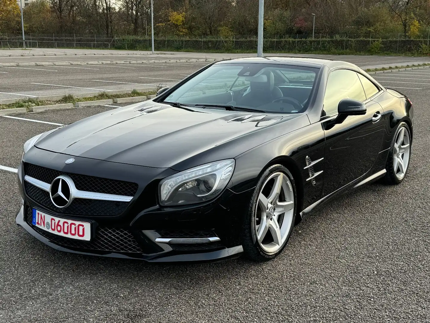 Mercedes-Benz SL 500 SL500 Roadster*AMG Line*Splitview*KAM*GARANTIE* Schwarz - 1