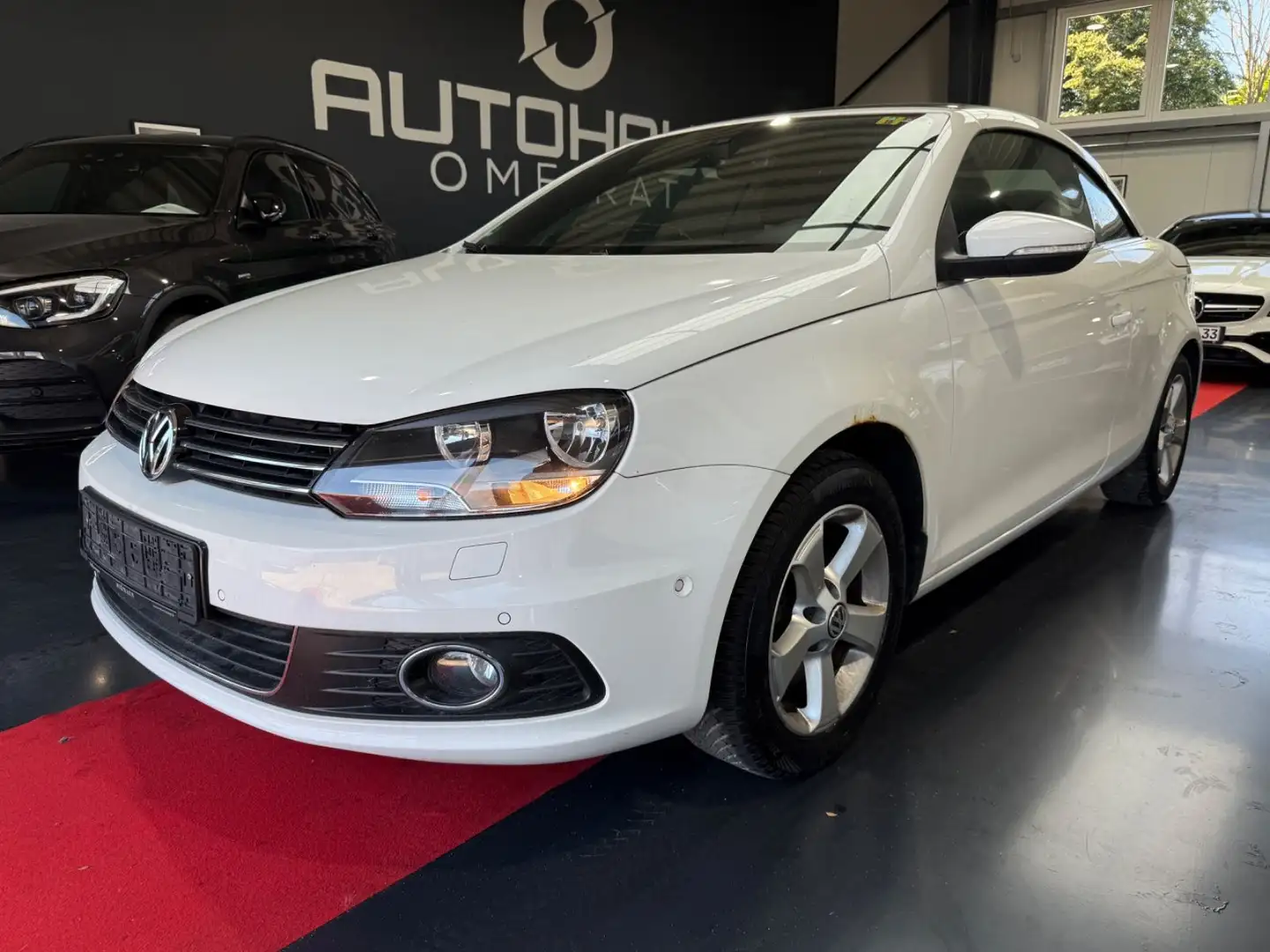 Volkswagen Eos Basis 1-Hand/Pano/Klimaauto/PDC/Navi Weiß - 1