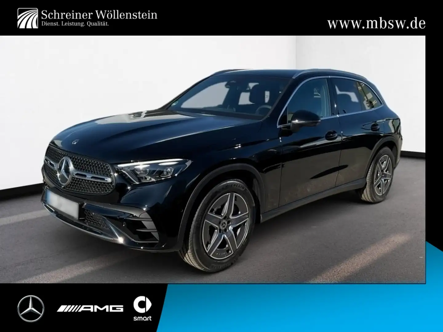 Mercedes-Benz GLC 200 4M AMG*AHK*Dig.-Light*Memory*Distr.*360° Schwarz - 1
