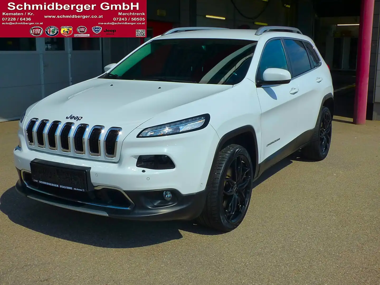 Jeep Cherokee 2,2 MultiJet II AWD Limited Aut. Weiß - 1