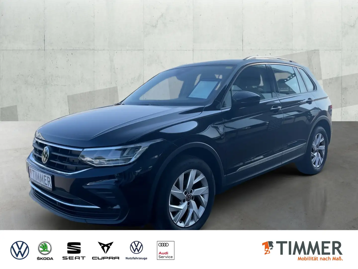 Volkswagen Tiguan 2.0 TDI DSG 4MOTION *R-Kam*AHK *LED *ACC *SHZ * Noir - 1