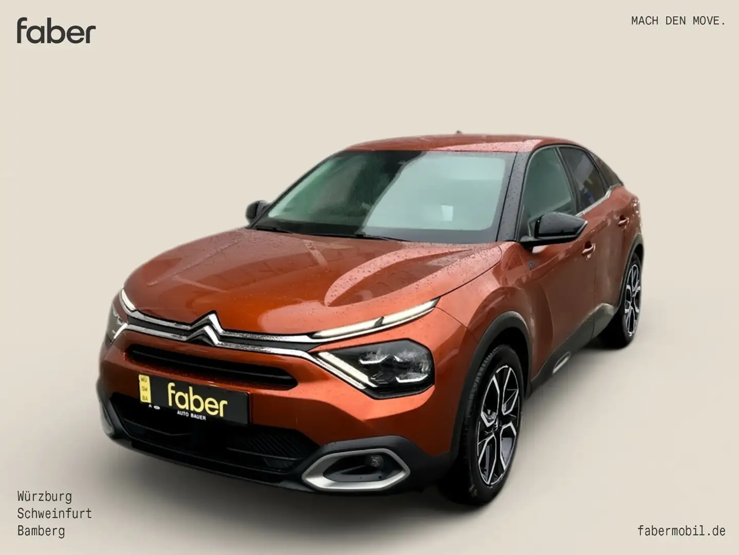 Citroen C4 e-Shine *AHK*DAB*Navi* Orange - 1