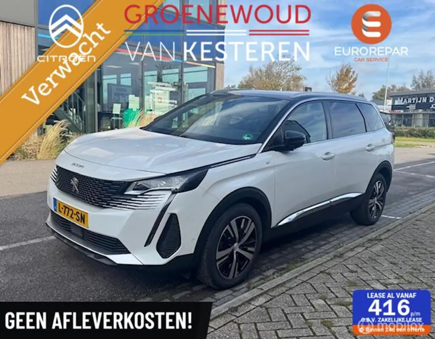 Peugeot 5008 130pk GT-Line I Trekhaak I 7 zits I Blanc - 1