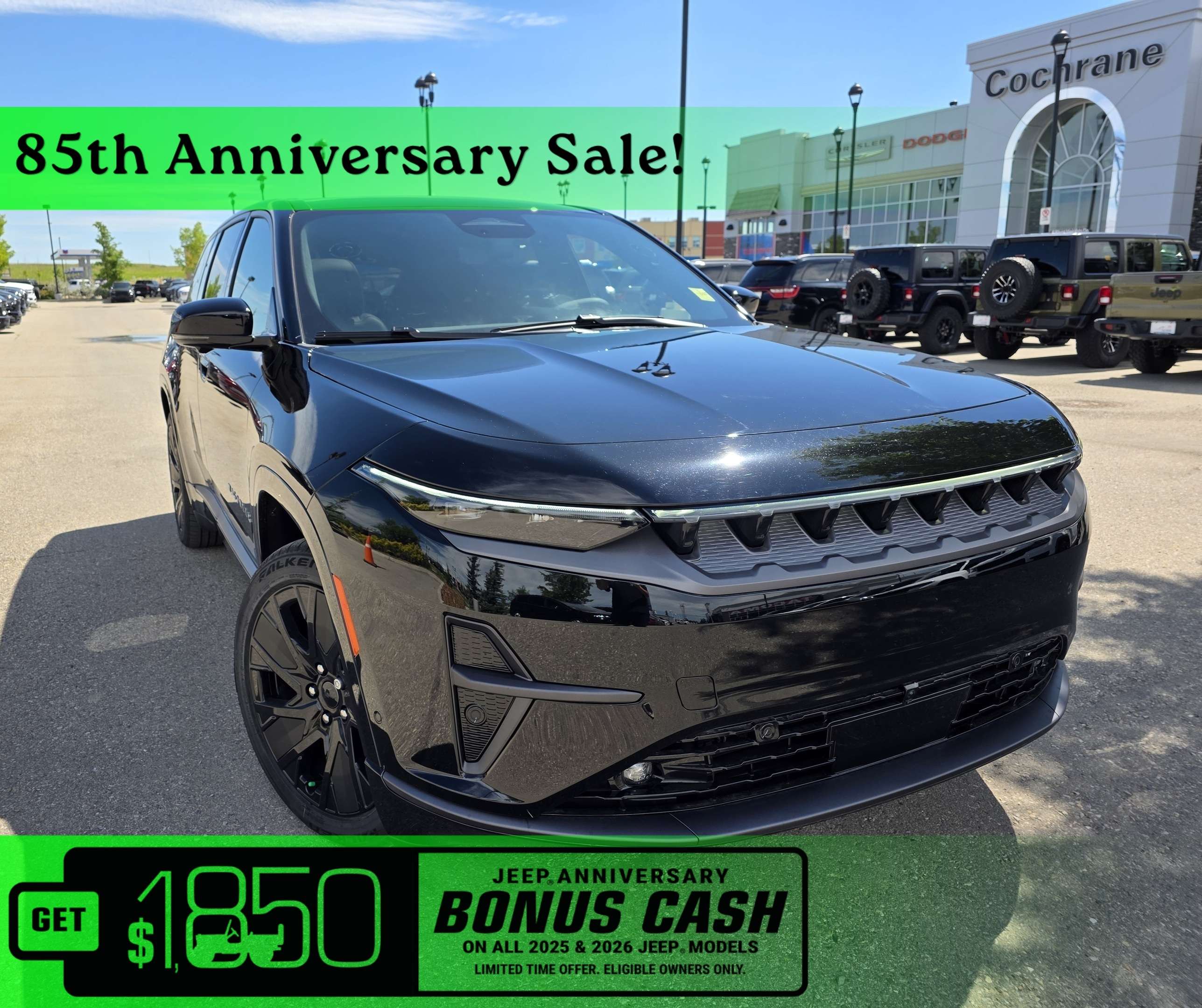 Black 2025 Jeep Wagoneer S SUV / Crossover 1-Speed Automatic