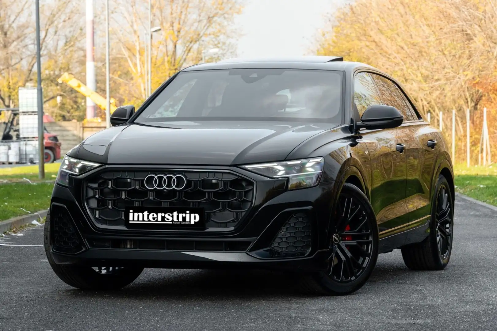 Audi Q8 50 TDI SLINE.MATRIX.LUFT.PANO.B&O.HUD.LHZ.AHK Schwarz - 1