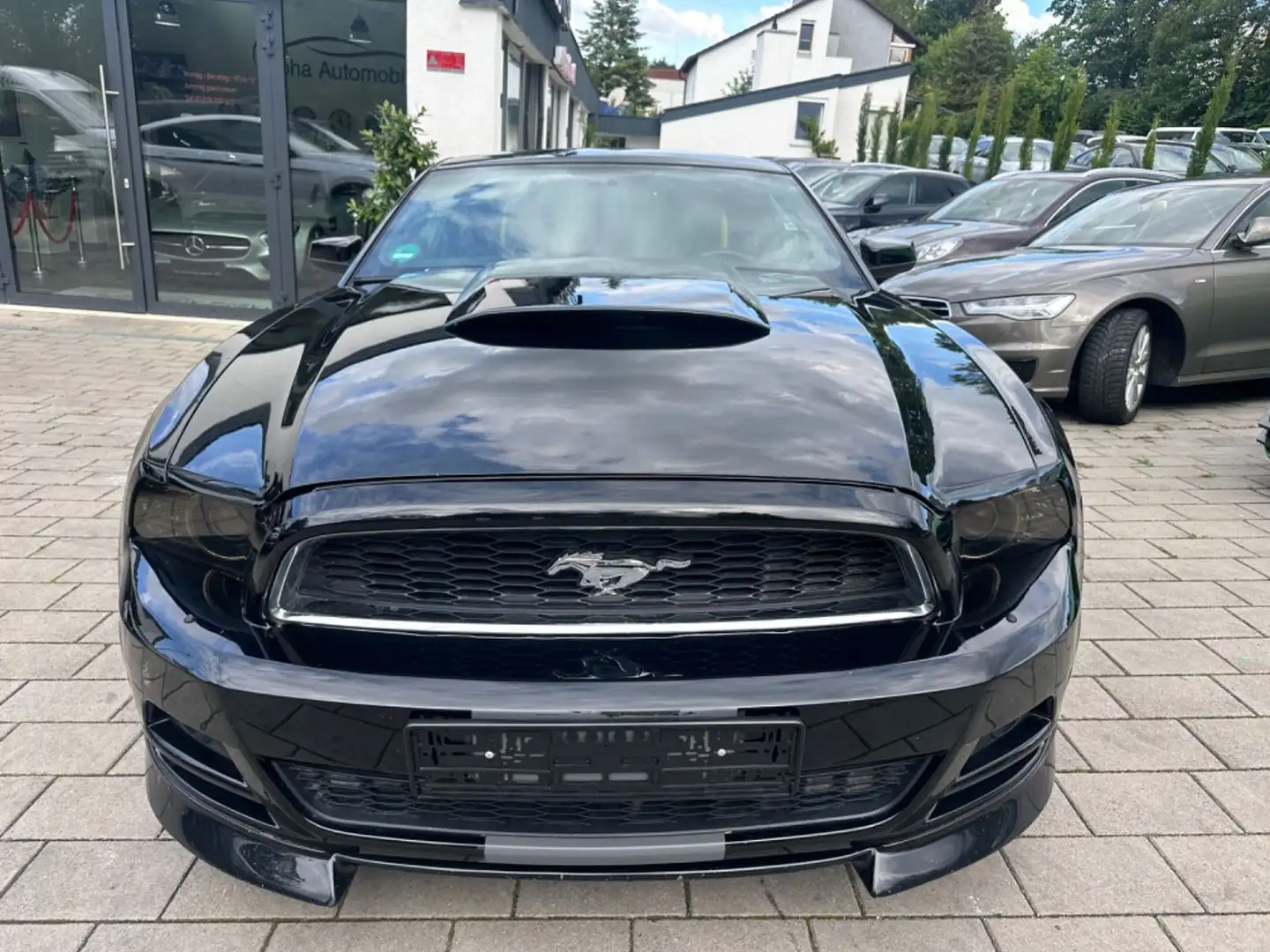 Ford Mustang V6 Benzin Sportauspuff Side Pipes Schwarz - 2