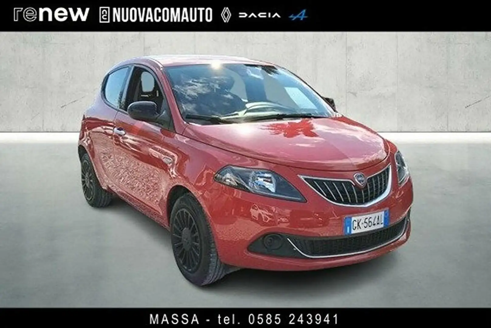Lancia Ypsilon 1.0 hybrid Silver s&s 70cv Rosso - 1