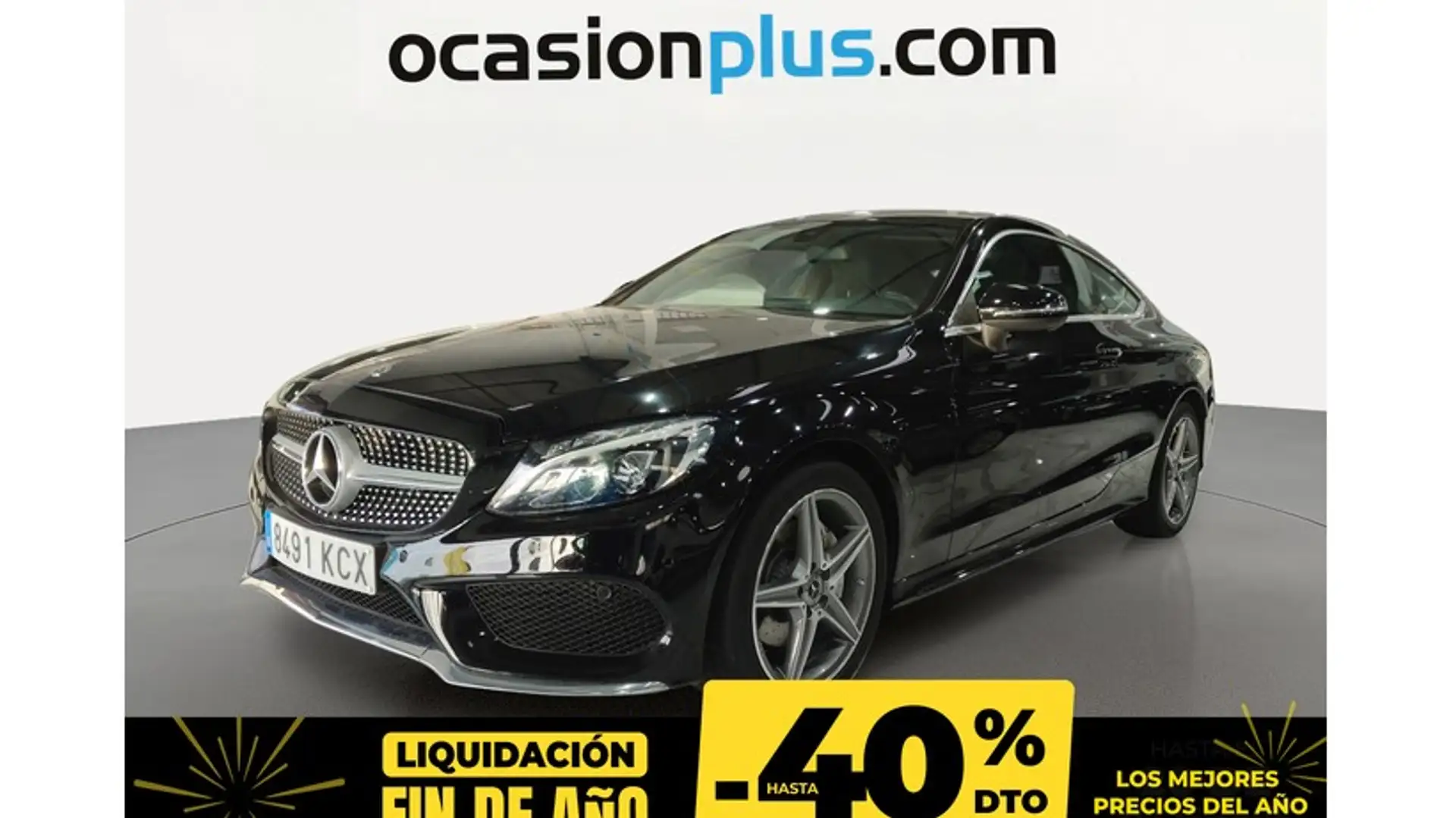 Mercedes-Benz C 220 Coupé 220d Noir - 1