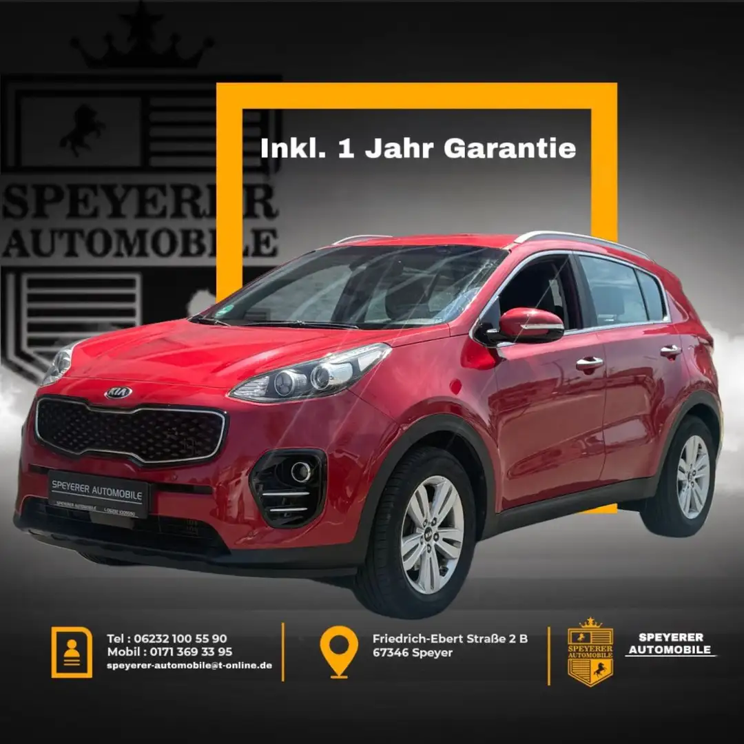 Kia Sportage Vision 2WD|NAVI|KAMERA|AHK|SHZ|TOTWINK. Rouge - 1