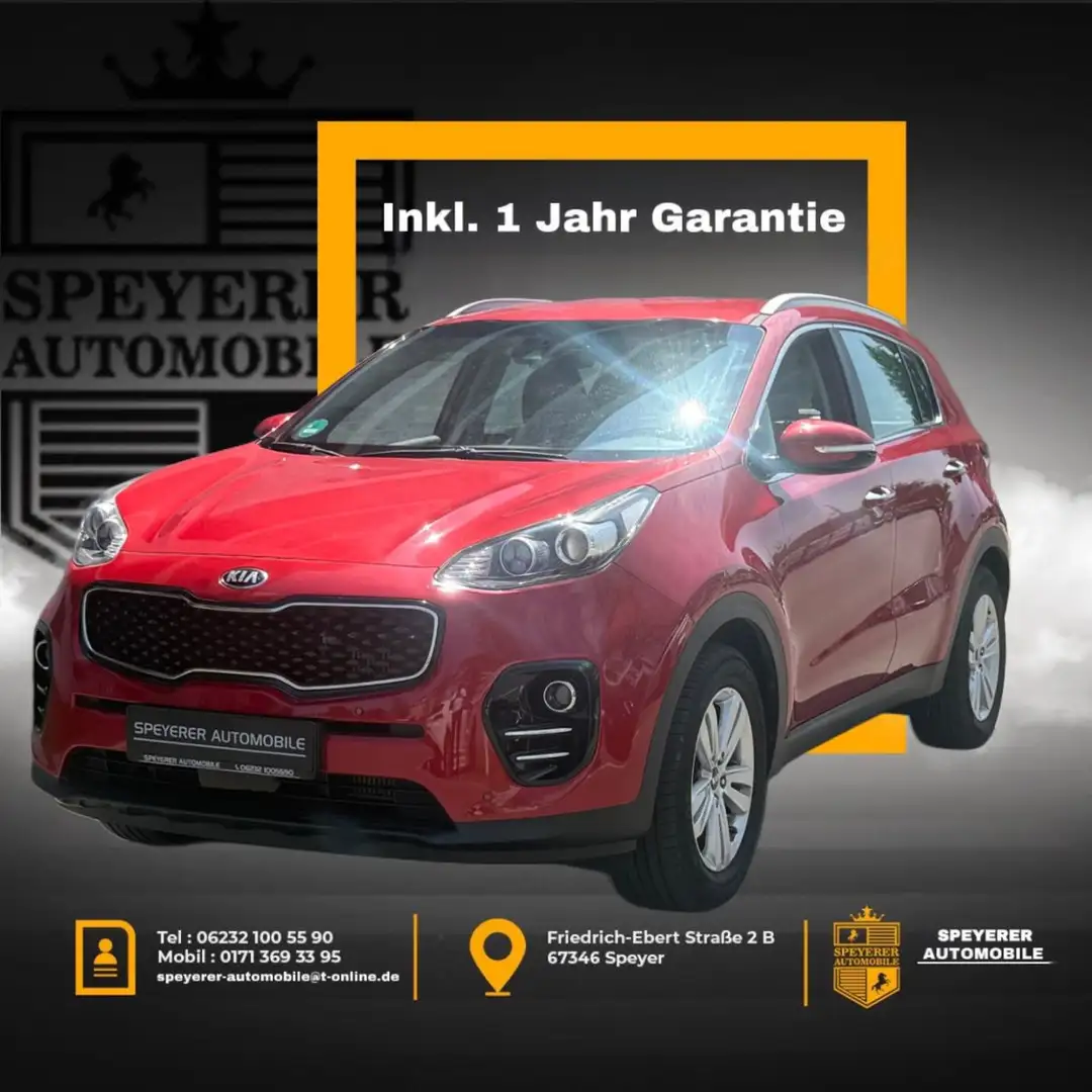 Kia Sportage Vision 2WD|NAVI|KAMERA|AHK|SHZ|TOTWINK. Rouge - 2