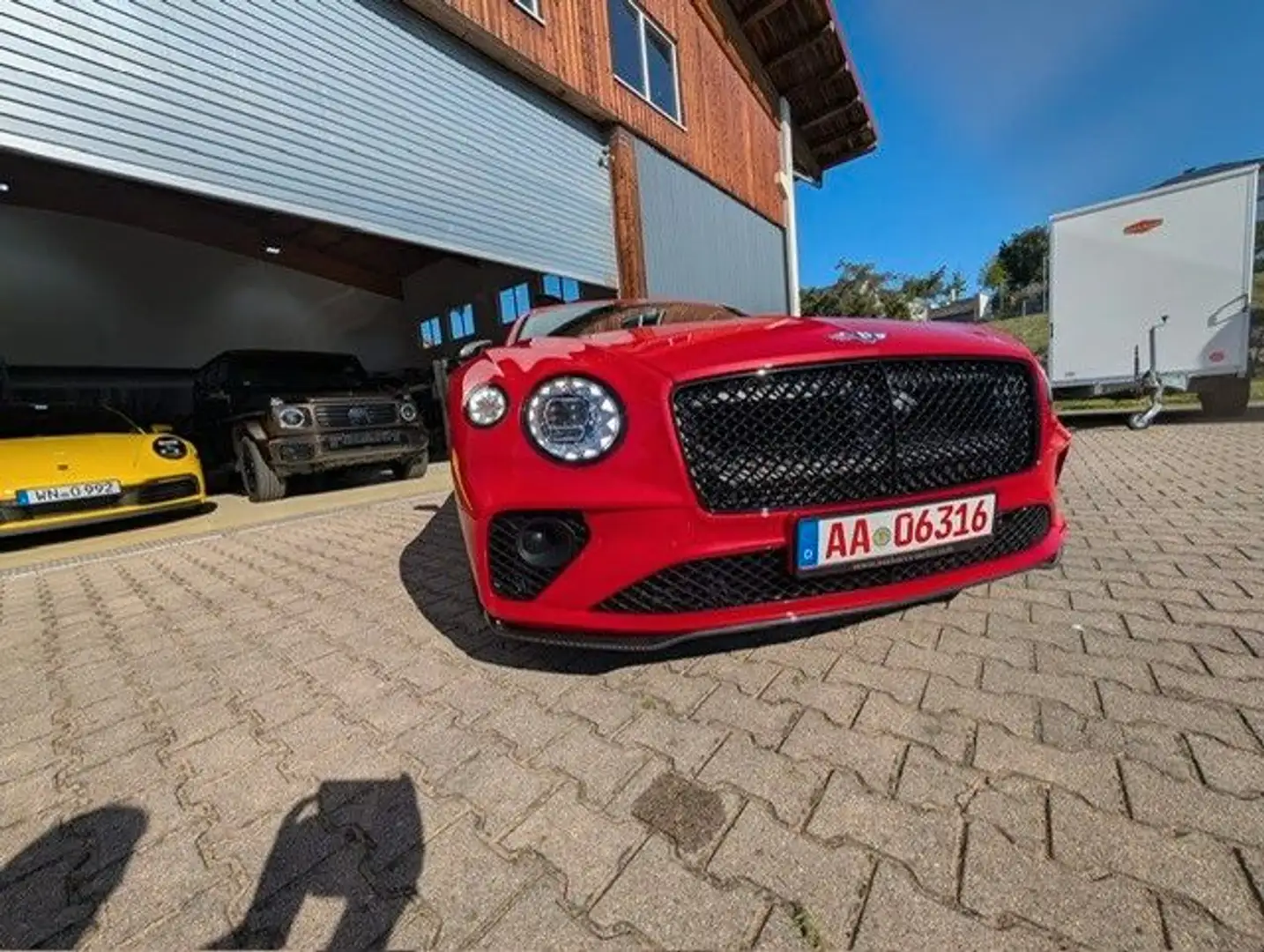 Bentley Continental GTC S V8*NAIM*CARBON*ROTATING DISP** Rouge - 1