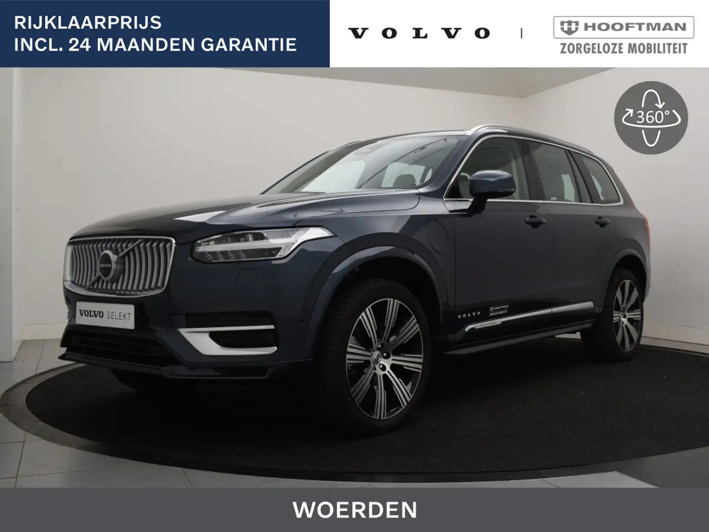 Volvo XC90 T8 PLUG-IN HYBRID ULTIMATE BRIGHT 21INCH LUCHTVERI Bleu - 1