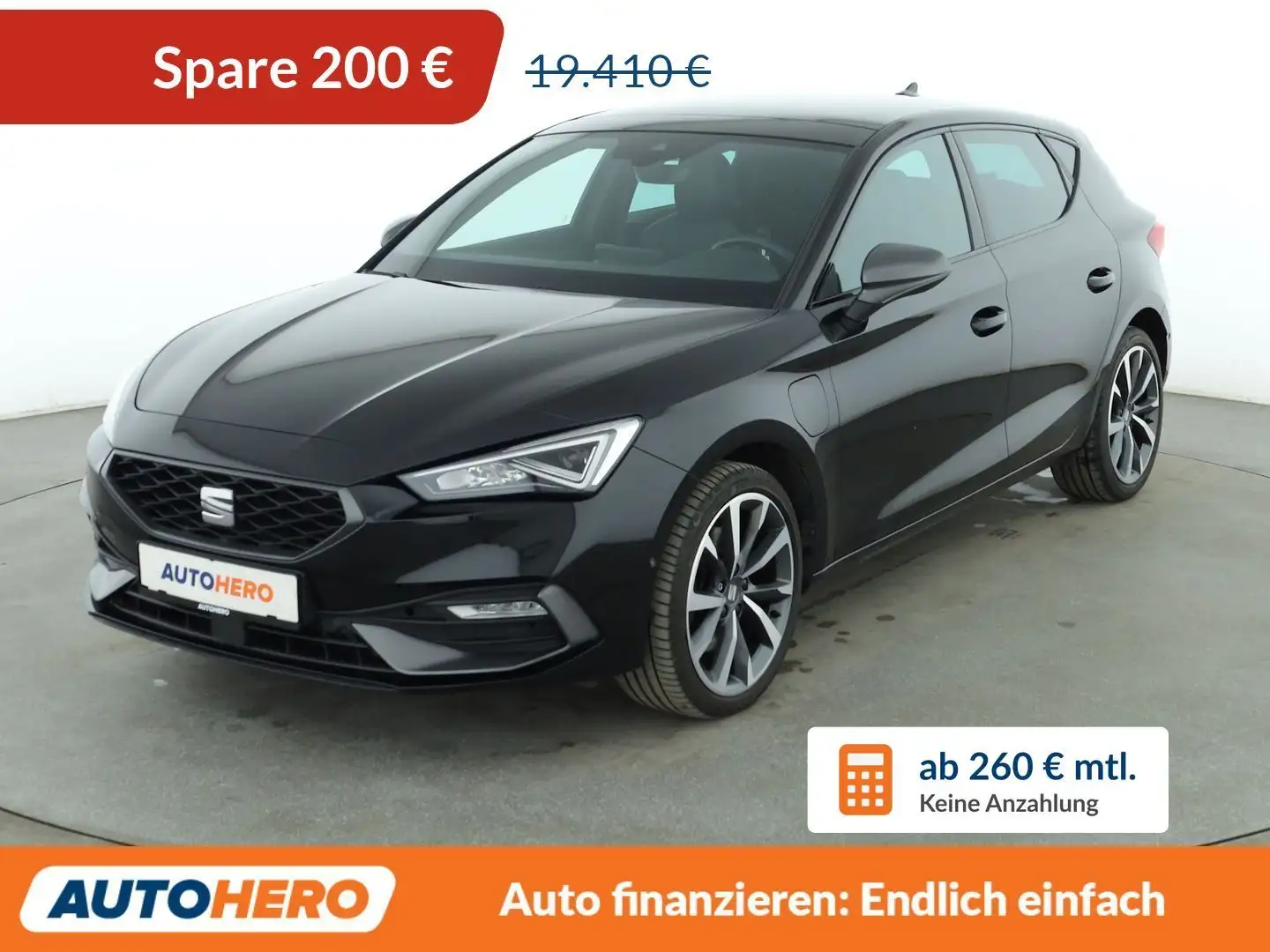 SEAT Leon e-Hybrid 1.4 TSI e-HYBRID FR Noir - 1