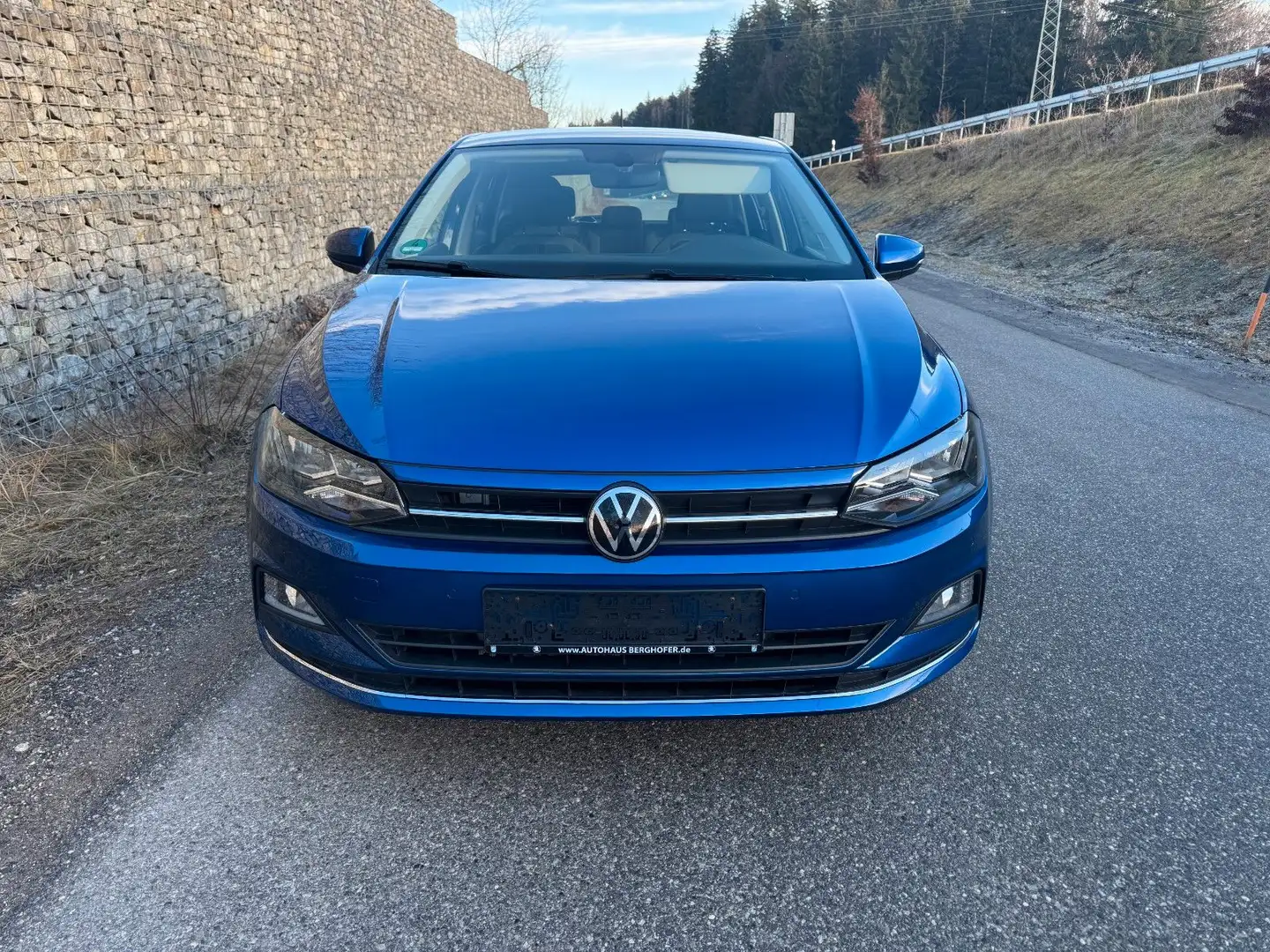 Volkswagen Polo VI TSI Highline/PDC/FSE/SHZ Bleu - 2