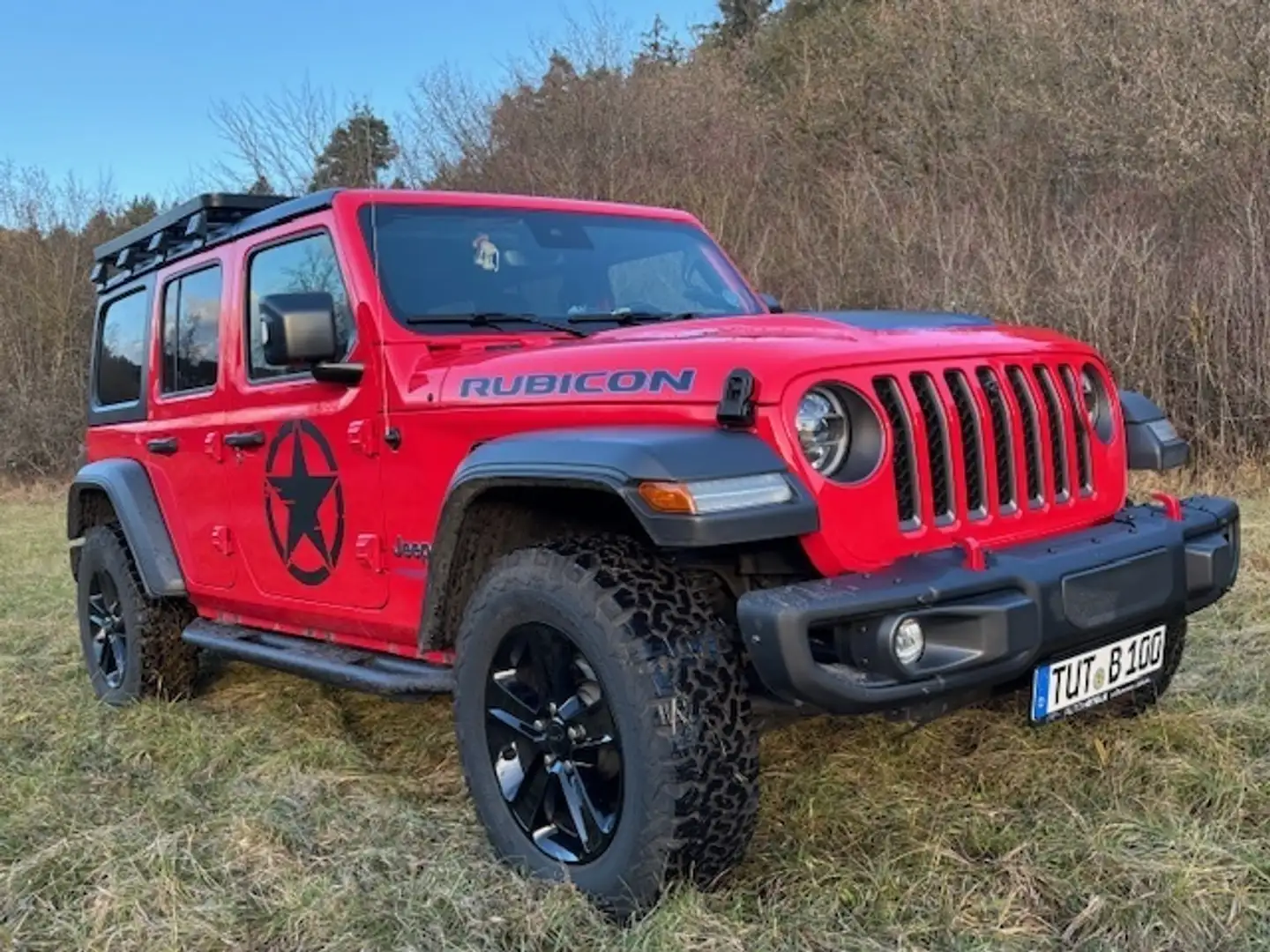 Jeep Wrangler RUBICON 4XE Rouge - 2