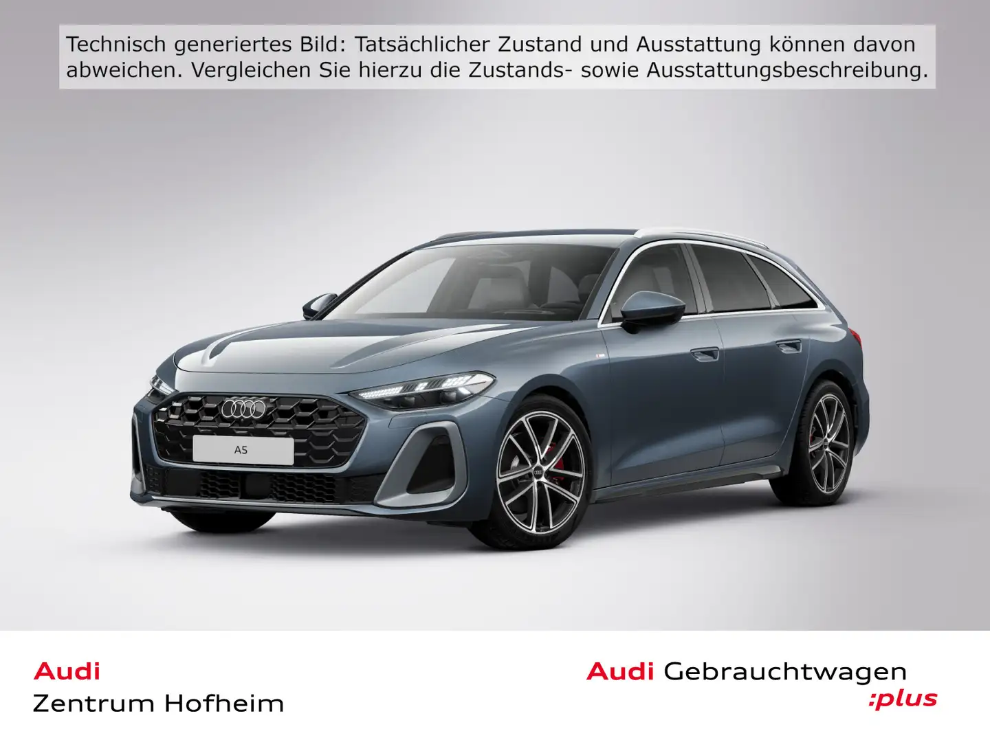 Audi A5 40 TDI S line S tro*B&O*HUD*Standh*Matr Blau - 1