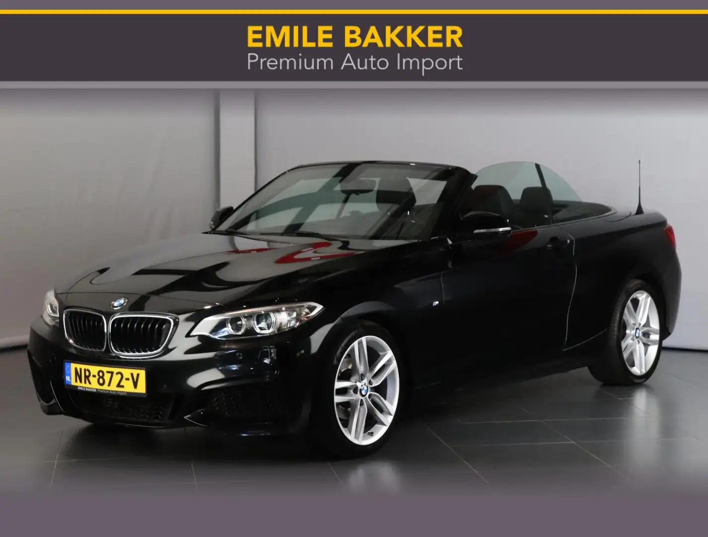 BMW 218 2-serie Cabrio 218i M Sport Schwarz - 1