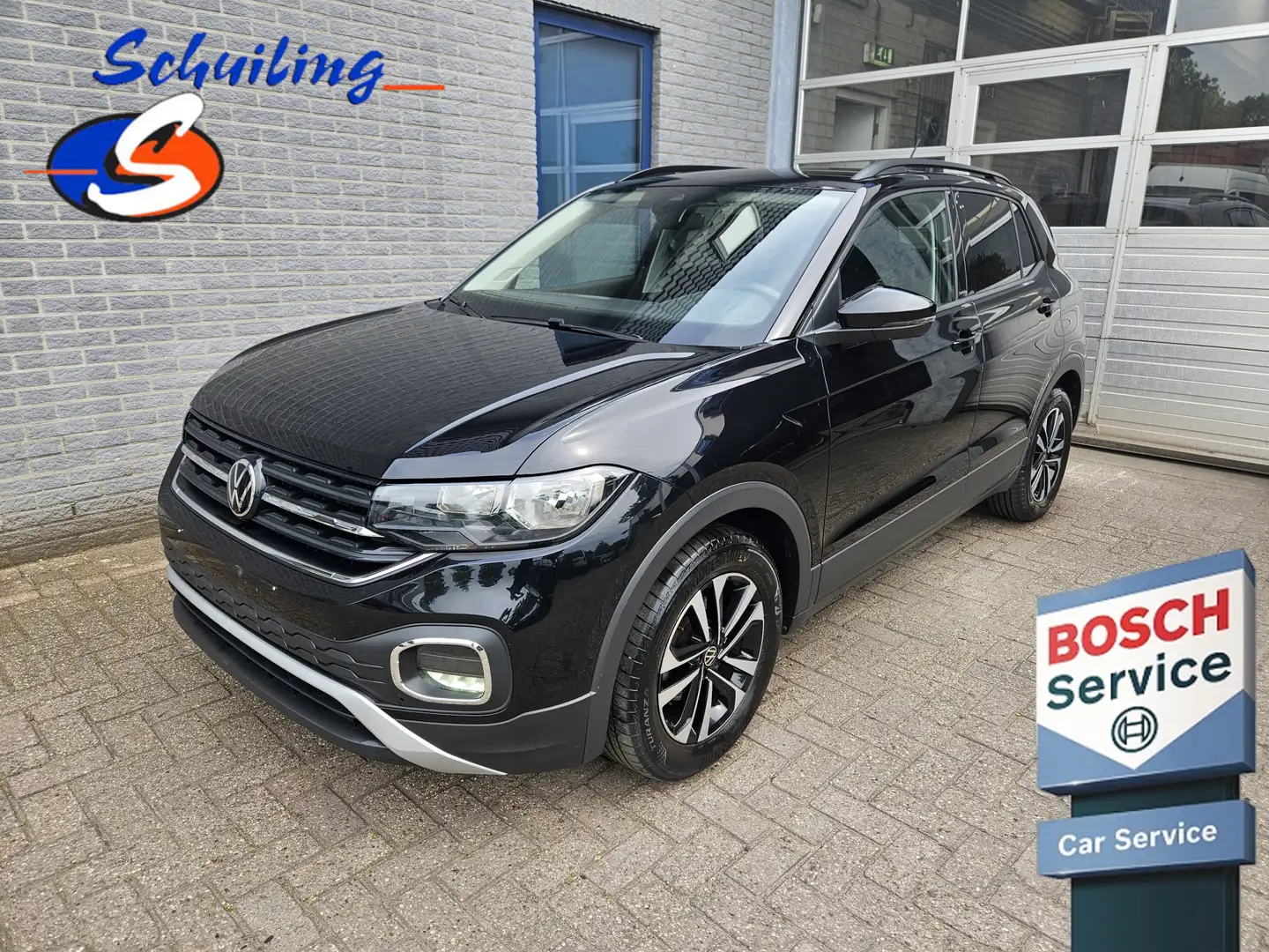 Volkswagen T-Cross 1.0 TSI United Inclusief Afleveringskosten Zwart - 1