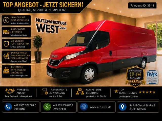 Iveco Daily 3,0 HPI Maxi XXL Hoch+Lang*1.Hand*