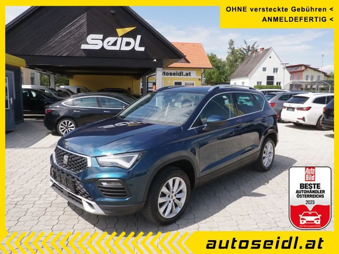 SEAT Ateca 2,0 Style TDI DSG *2023er+VIRTUAL+LED* Kék - 1