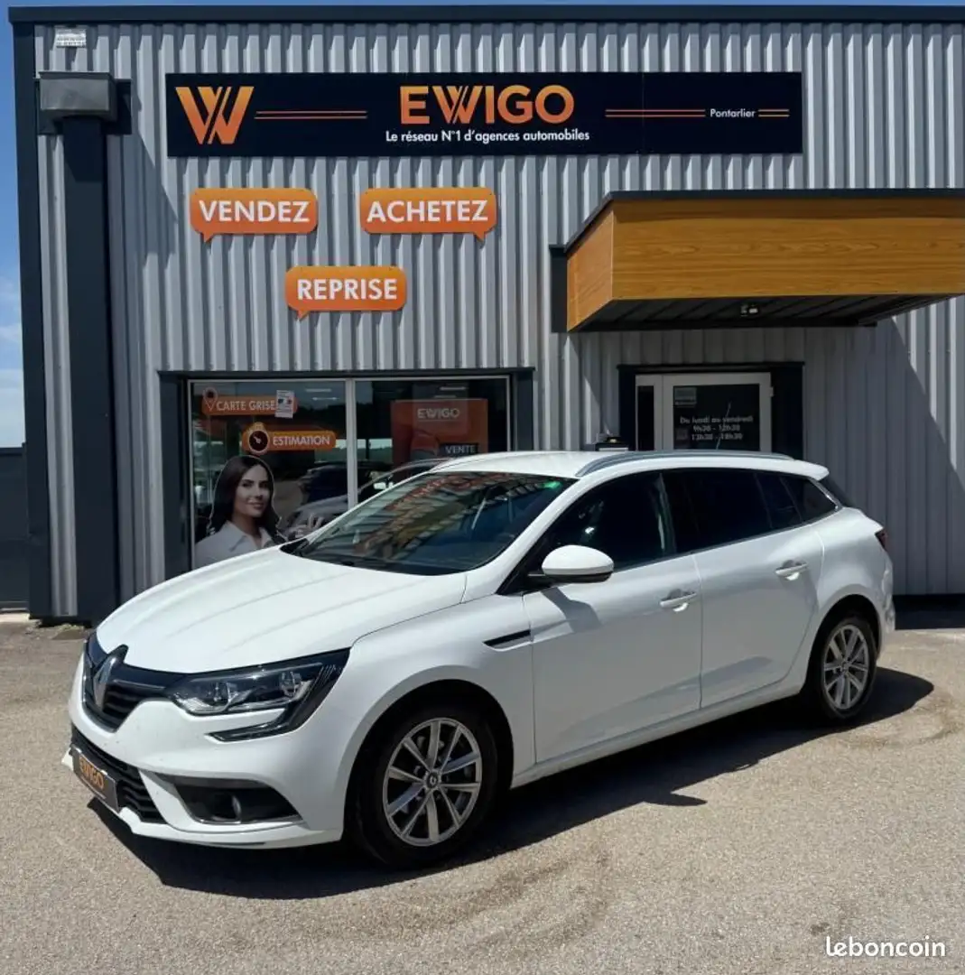 Renault Megane Mégane ESTATE 1.5 DCI 110ch BUSINESS EDC BVA Wit - 1