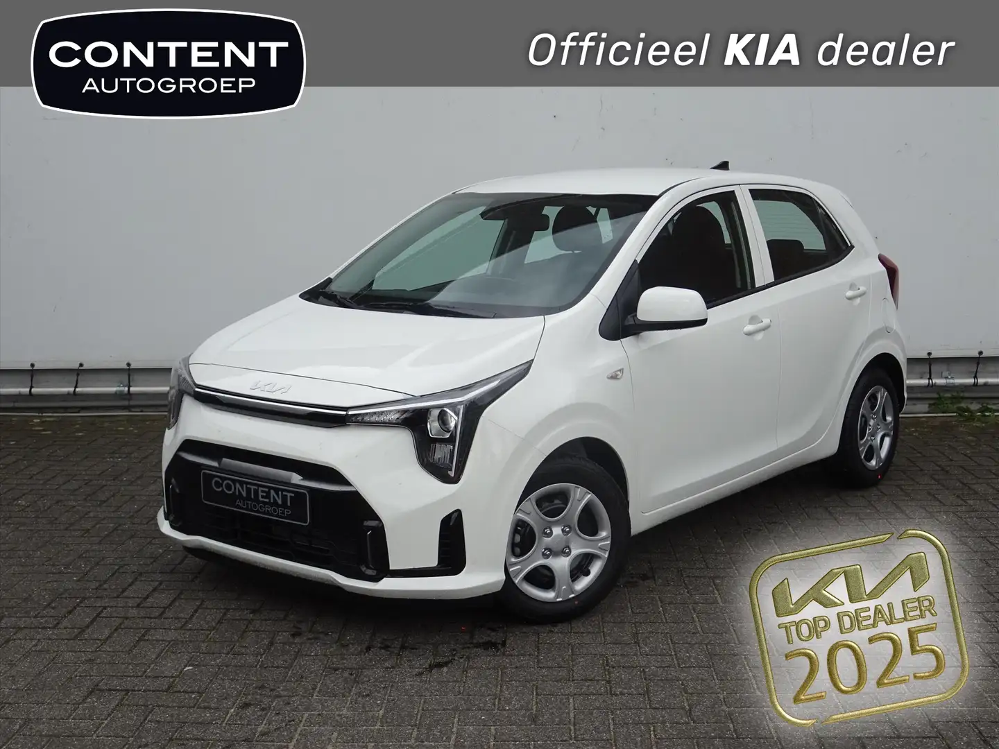 Kia Picanto 1.0 GDI 4-zits DynamicLine | NIEUW TE BESTELLEN! Wit - 1