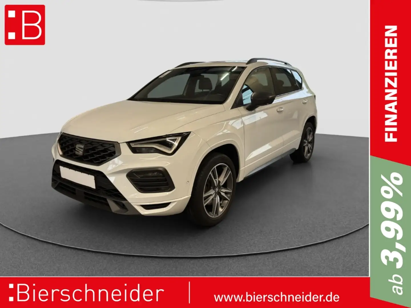 SEAT Ateca 2.0 TDI FR AB 349EUR AHK KAMERA NAVI SHZ LED Weiß - 1