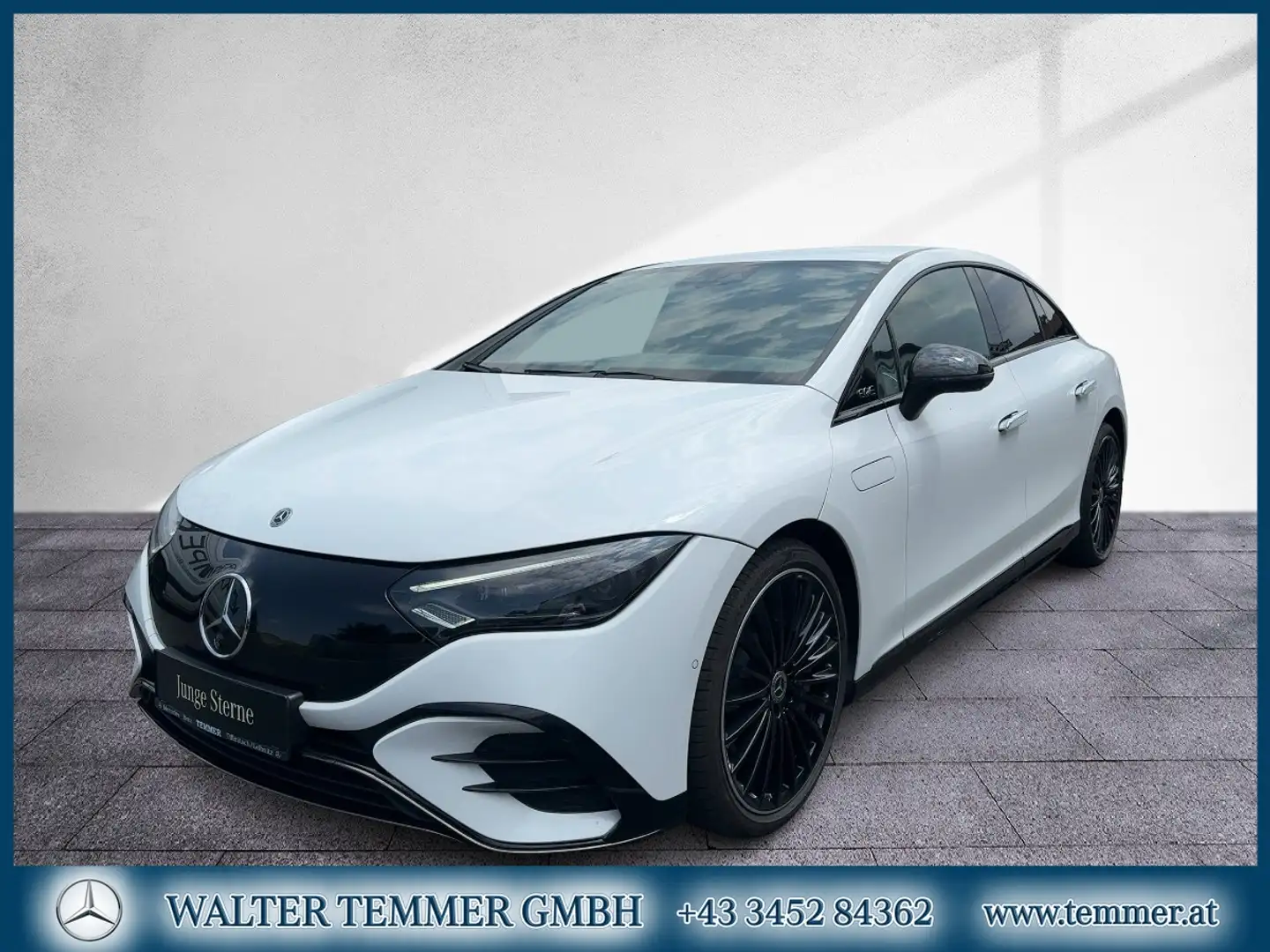 Mercedes-Benz EQE 350 AMG NP € 95.196.- AIR Night Distr Ambiente  HUD FA Weiß - 1