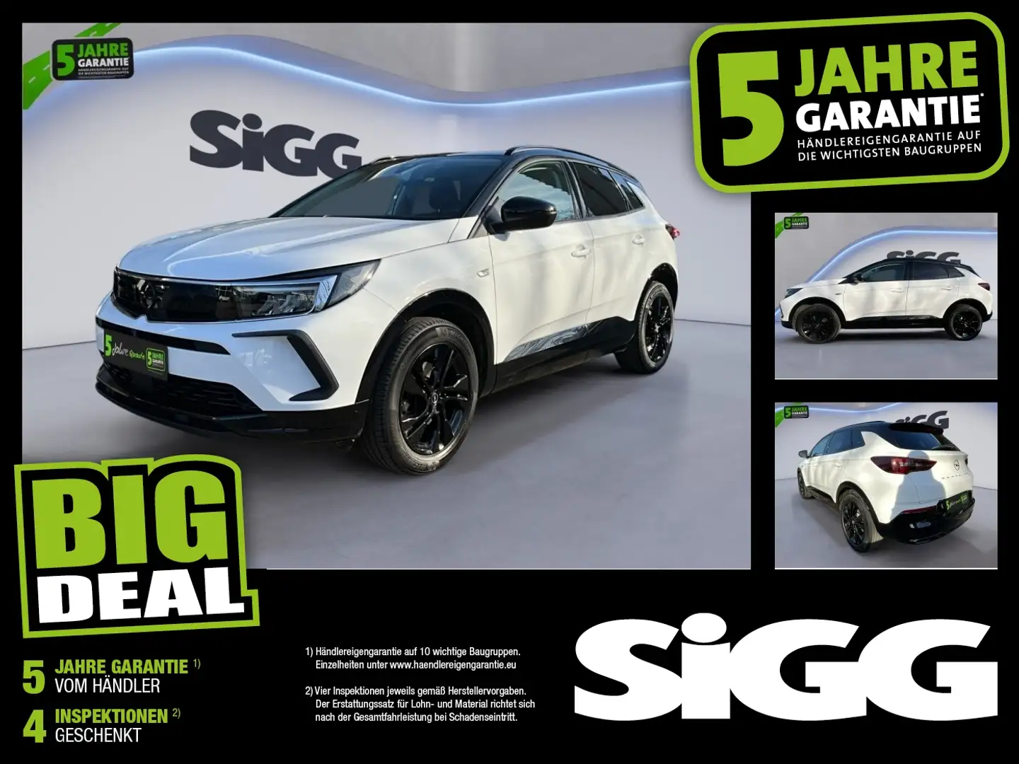 Opel Grandland 1.2 Turbo GS Line Automatik Navi Blanco - 1