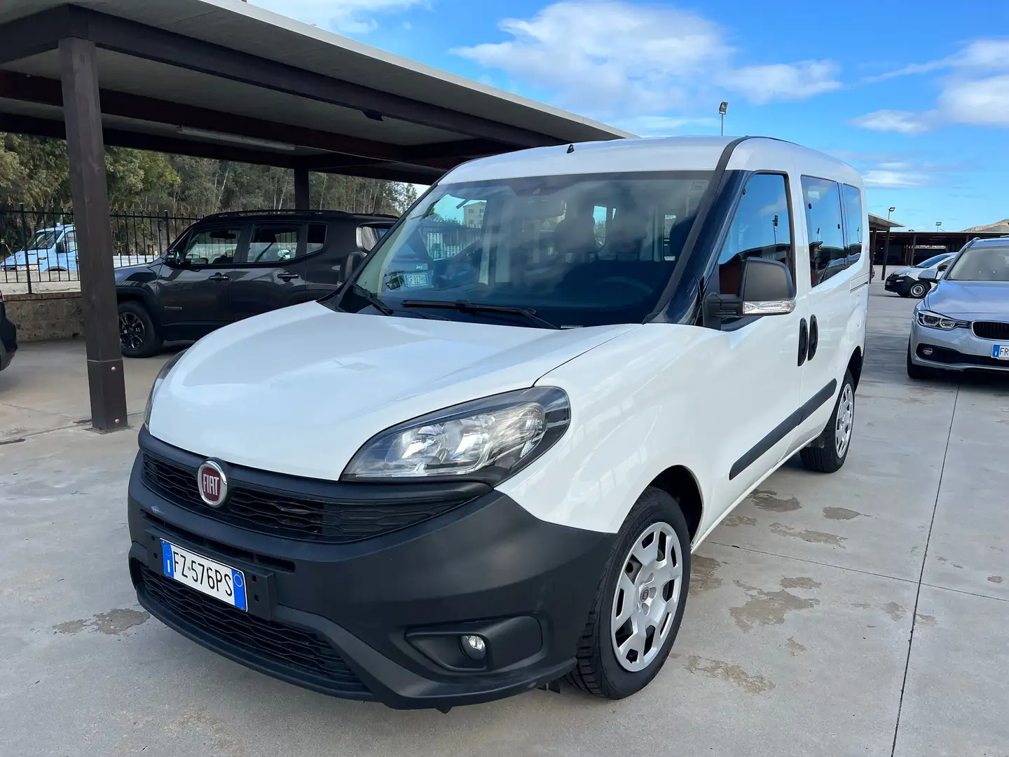 Fiat Doblo Combi 1.3 mjt 95cv Easy 5 posti E6D - N1 Blanc - 2
