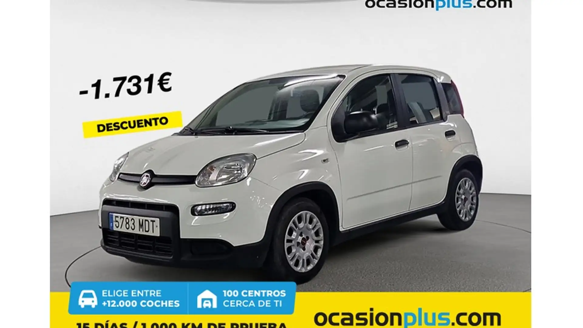 Fiat Panda 1.0 Gse Hybrid Blanc - 1