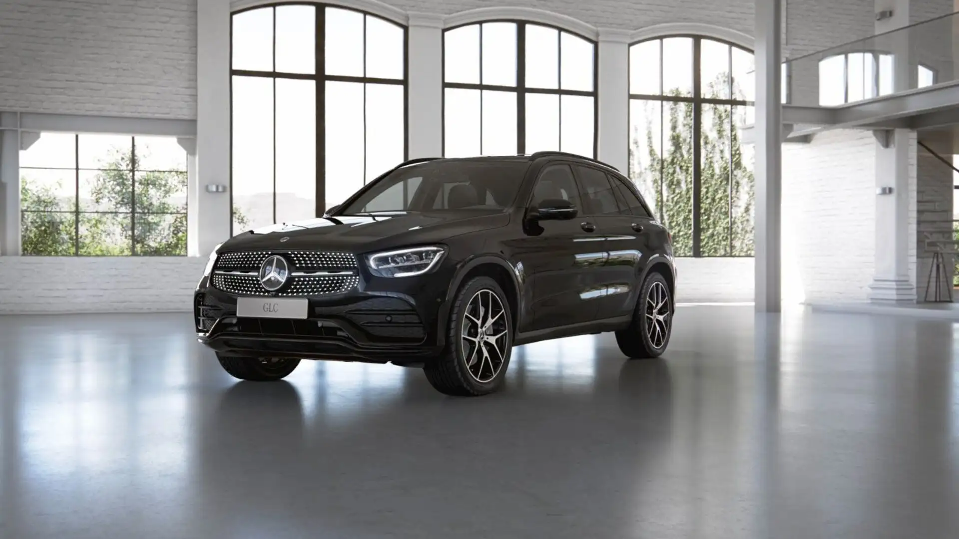 Mercedes-Benz GLC 400 d 4M 3x AMG PANO*Sitzkl*AHK*AIRM*HU*360° Schwarz - 1