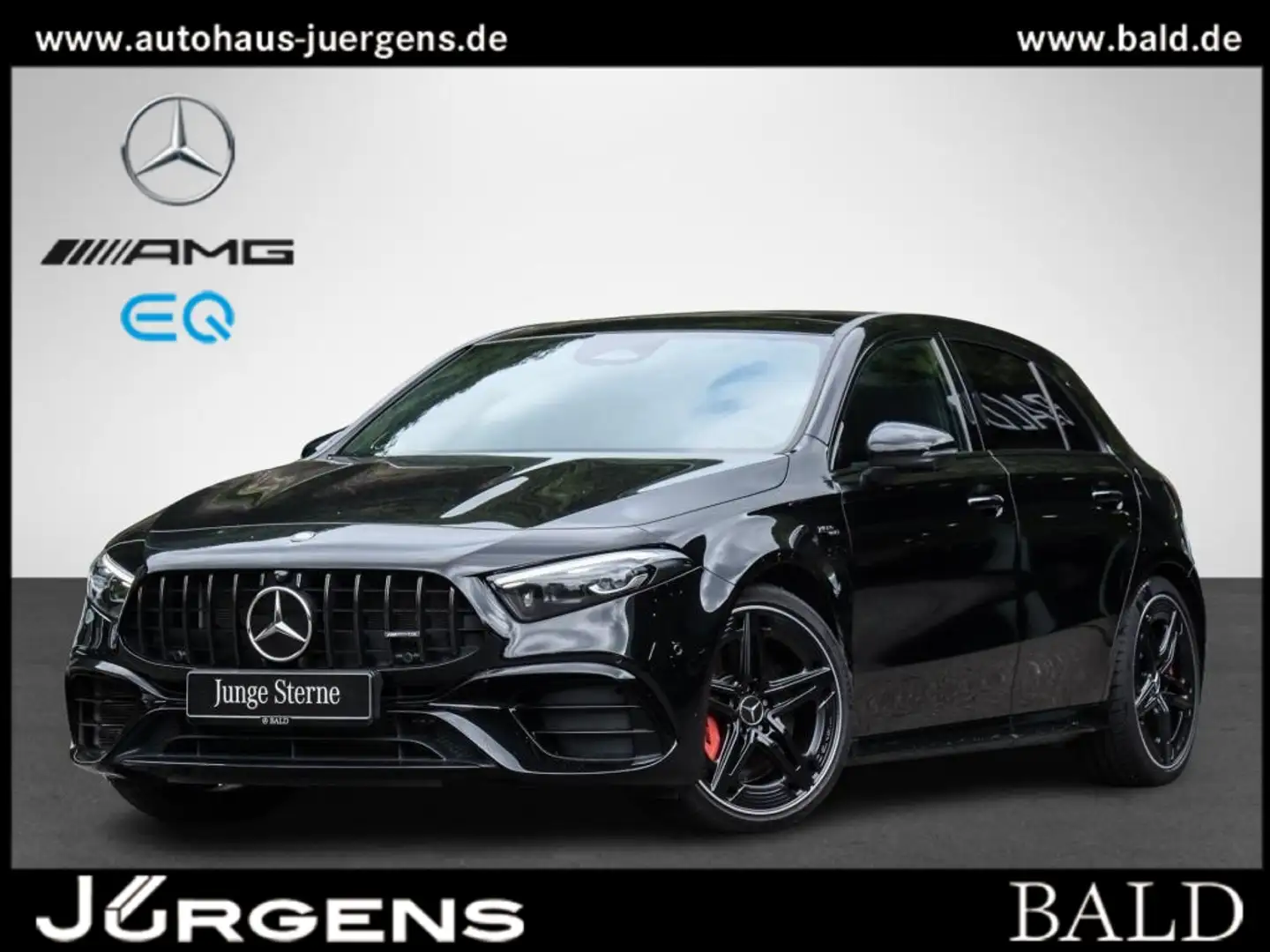 Mercedes-Benz A 45 AMG A 45 S AMG 4M+ ILS/Pano/Burm/360/HUD/Night/19" Black - 2