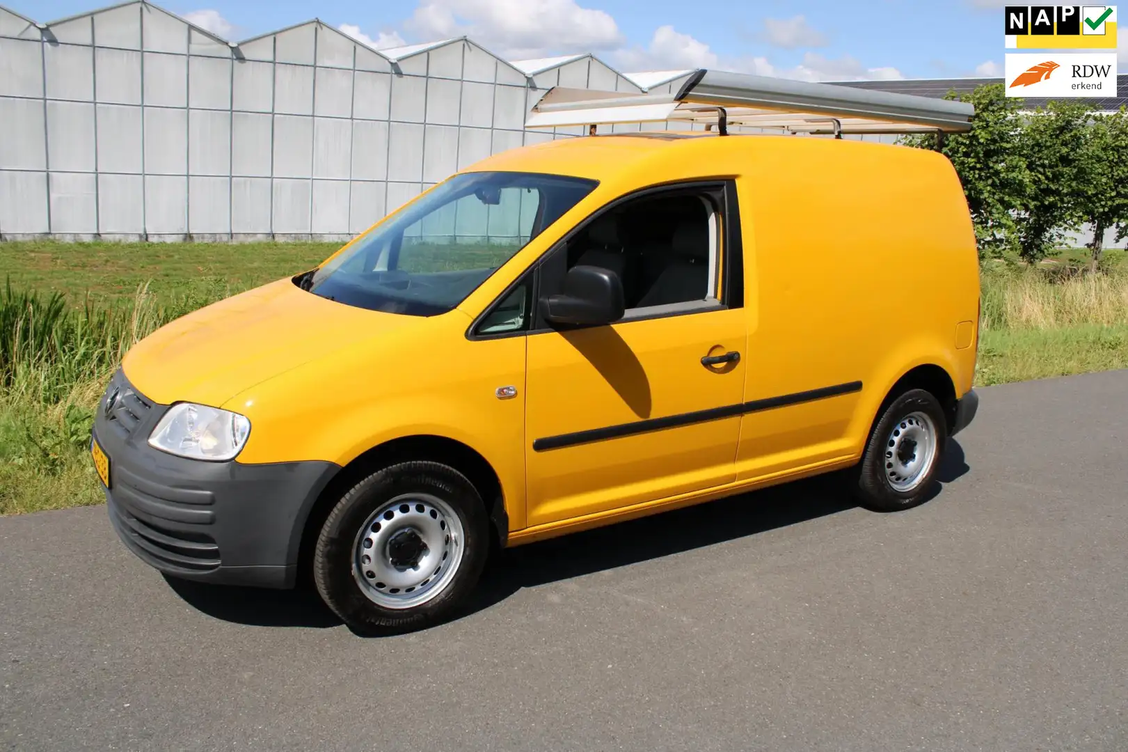 Volkswagen Caddy 2.0 SDI 850 kg. Jaune - 1
