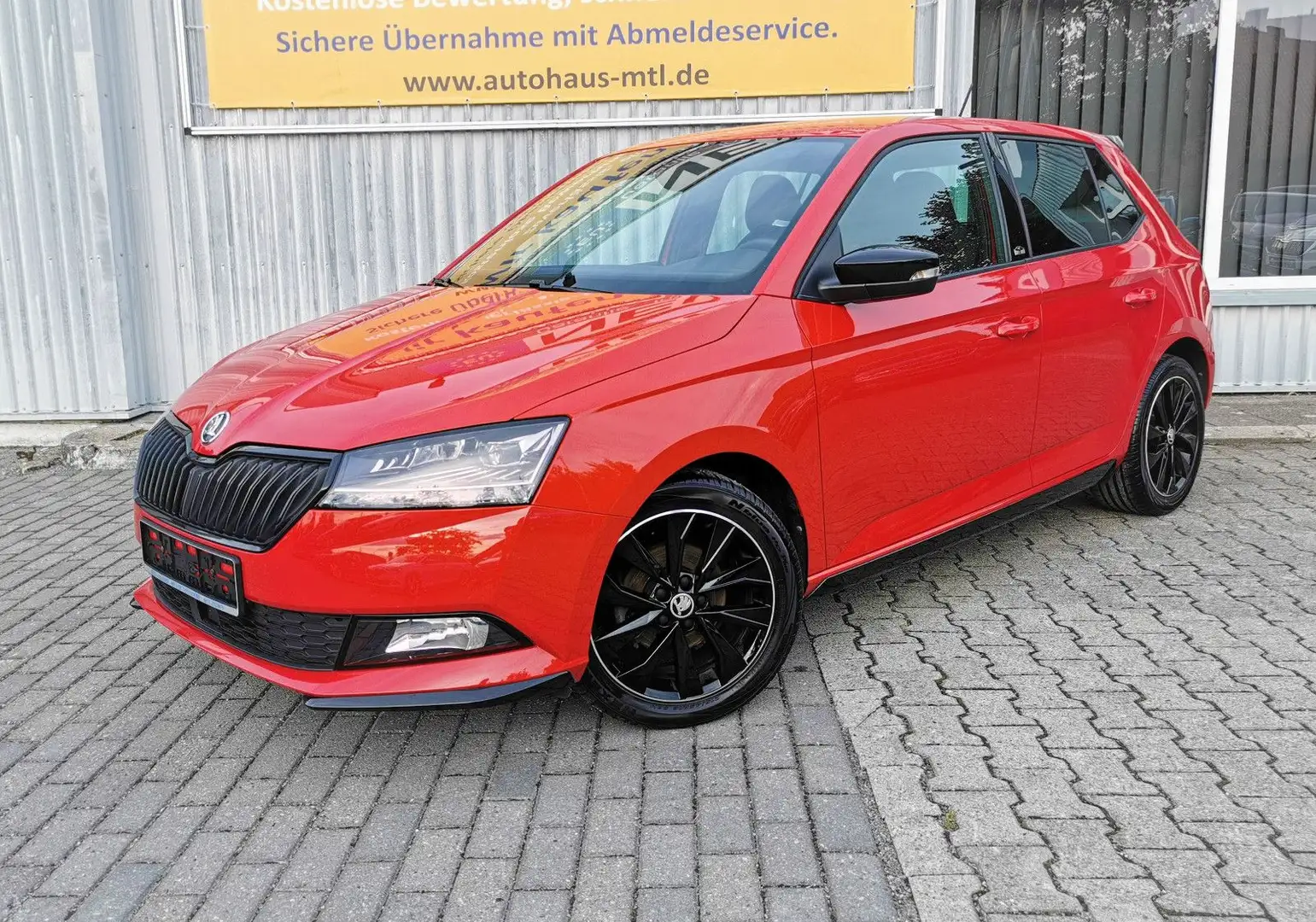 Skoda Fabia 1.0l TSI MONTE CARLO SHZ LED APP 16 Zoll Rojo - 1