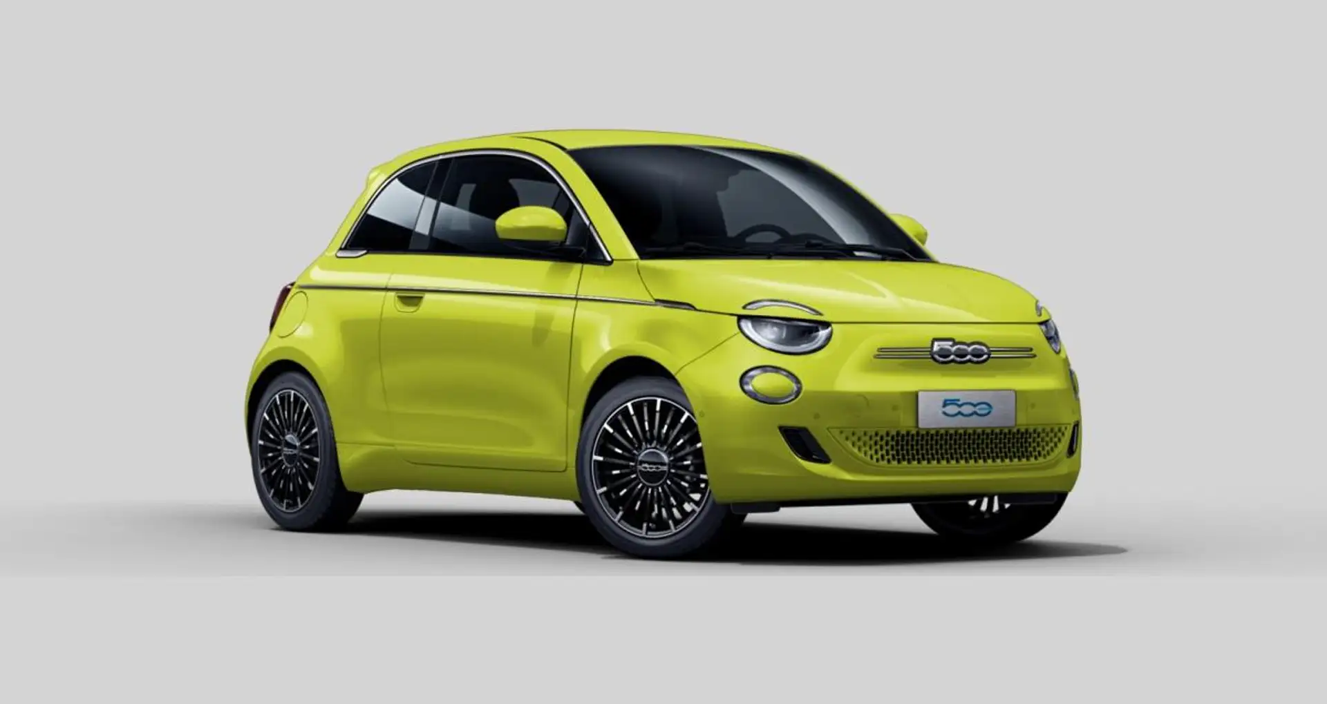 Fiat 500e La Prima Limousine 42 kWh Gelb - 1