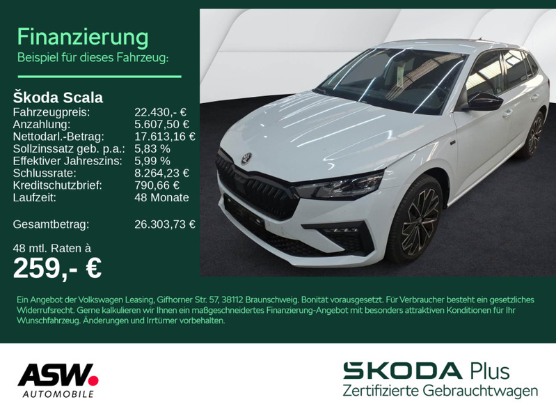 Skoda Scala Tour 1.5TSI 6-Gang LED Navi RFK PDC SHZ