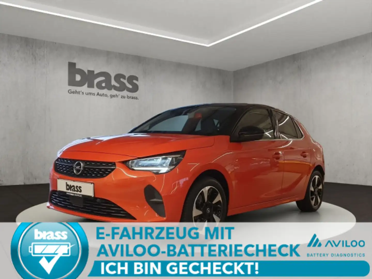 Opel Corsa-e Elegance (Automatik-Elektroantrieb) Orange - 1