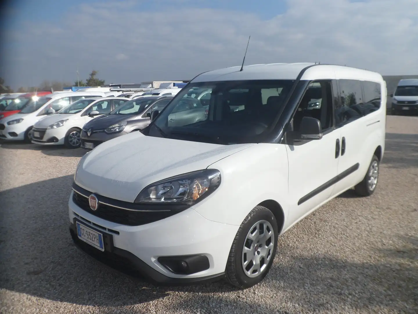 Fiat Doblo 5 posti maxi autocarro Blanc - 1