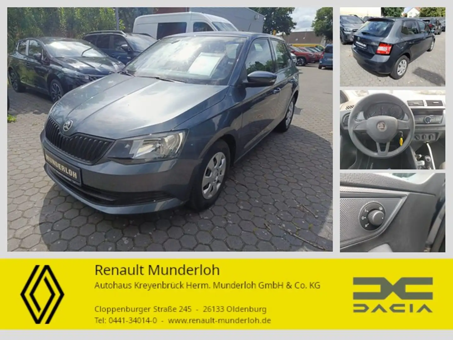 Skoda Fabia Active Gris - 1