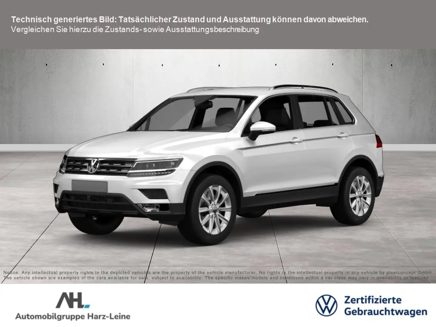 Volkswagen Tiguan OFFROAD TSI 4MOTION DSG+AHK+ALU 18''+ACC+LED+NAVI+ Blanc - 1