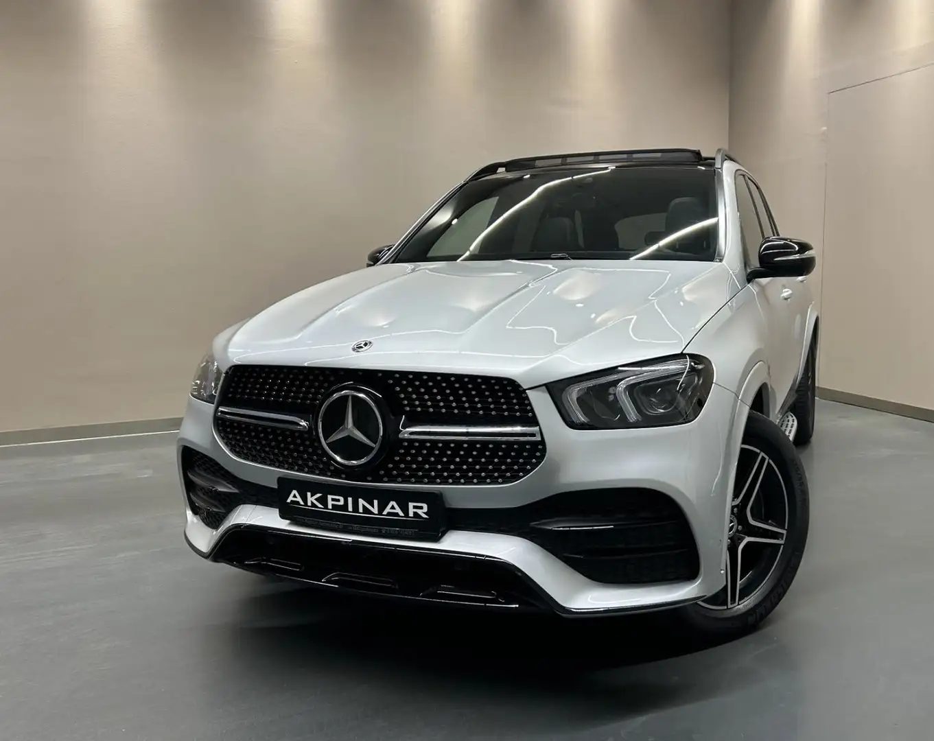 Mercedes-Benz GLE 450 GLE450 4M *AMG*NIGHT*PANO*STANDHZ*BURMESTER*AHK* Argent - 1