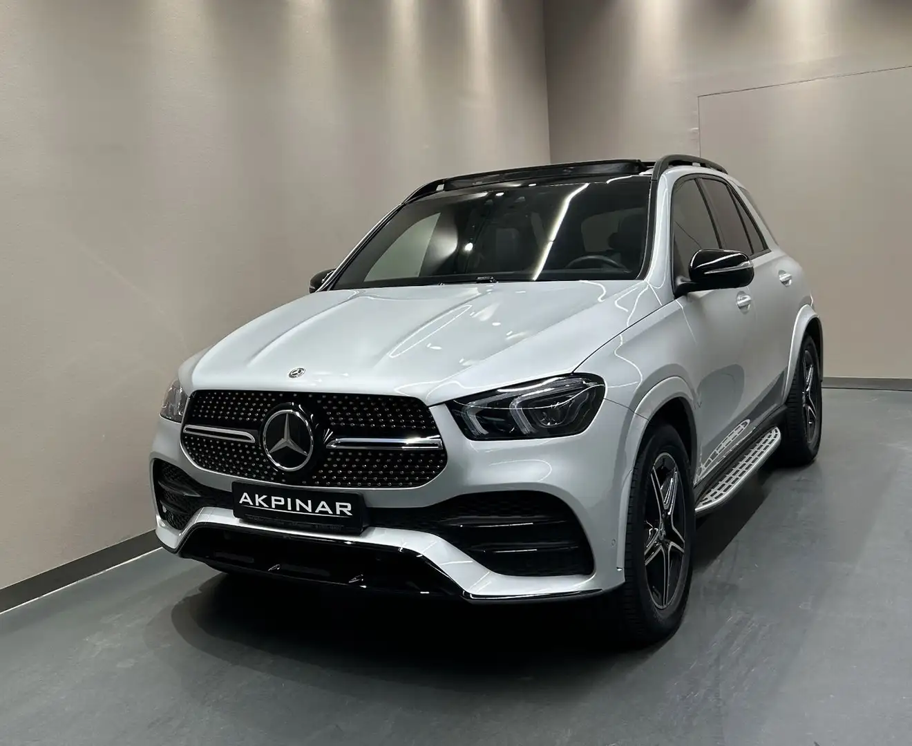 Mercedes-Benz GLE 450 GLE450 4M *AMG*NIGHT*PANO*STANDHZ*BURMESTER*AHK* Argent - 2